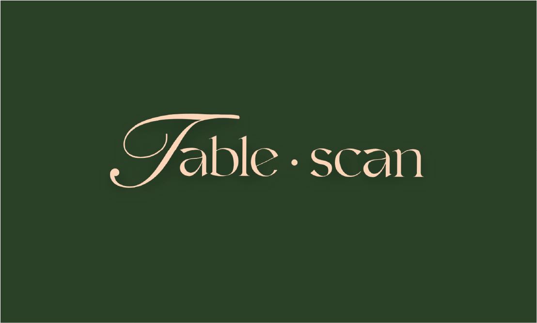Tablescan branding